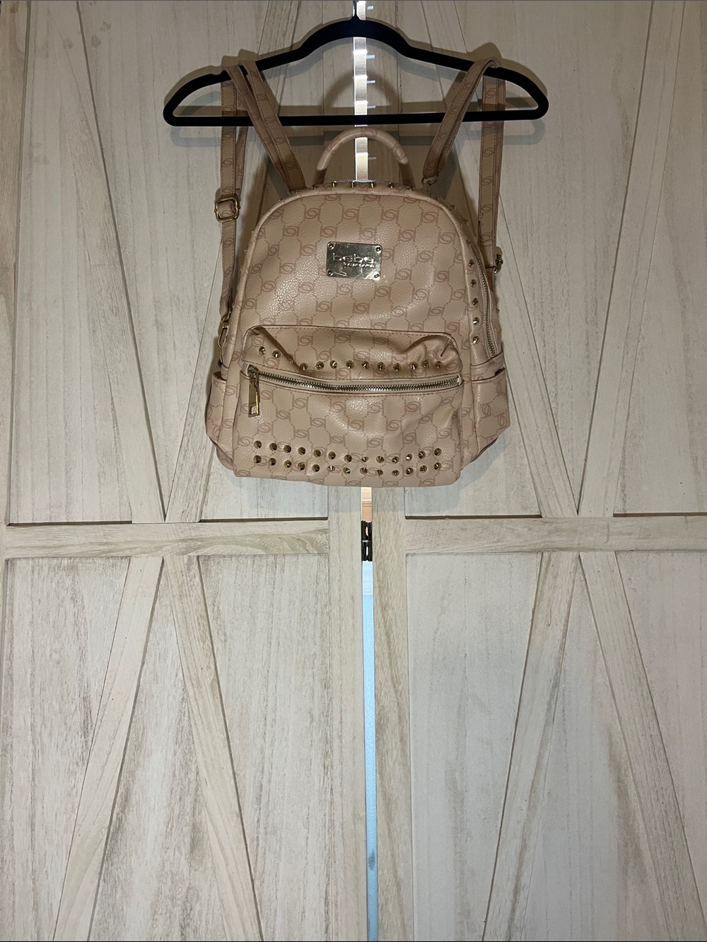 bebe Blush Studded Mini Backpack